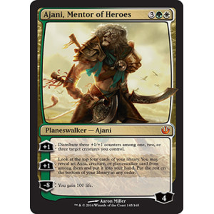 AJANI GOLDMANE PLANESWALKERS MAGIC THE GATHERING