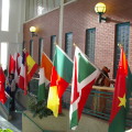 Lever de drapeaux internationaux